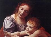 BOLTRAFFIO, Giovanni Antonio The Virgin and Child (detail) dfg oil painting artist